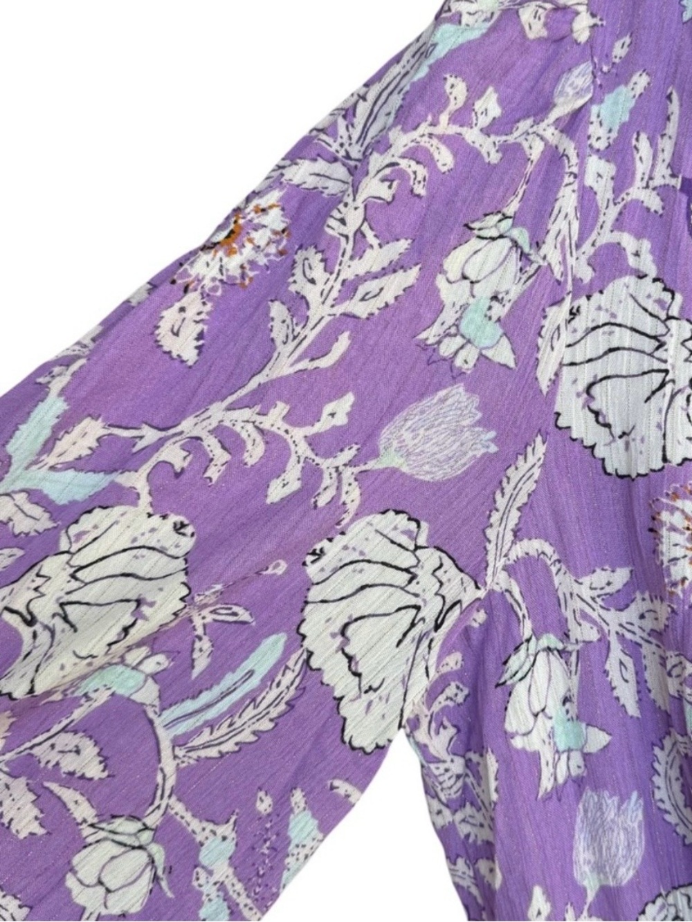 Lavender Floral Dress - Picture 2 of 12